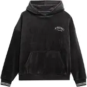 Superdry Femme Country Club Velour Sweat à Capuche Décontracté Black Taille: 36