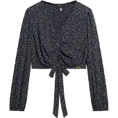 Superdry Chemisier 'Vintage' bleu marine / gris clair