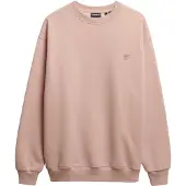 Superdry Blank Oversized Sweatshirt Rose S Homme