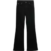 Superdry Mid Rise Flare Jeans Noir 30 / 30 Femme
