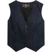 Superdry Gilet bleu marine / blanc