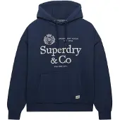 Superdry Sweat-shirt marine / blanc cassé