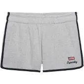 Superdry pour femme. W7110506A Short gaufré Retro grey (S), Casuel, Gris, Coton