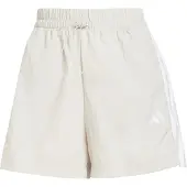 Adidas Essentials 3 Stripes Lifestyle Woven Shorts Beige L Femme