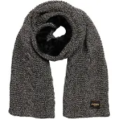 Superdry Écharpe noir chiné