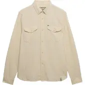 Superdry Homme Chemise Manches Longues The Merchant Store Lite White Taille: L