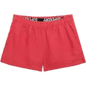 Superdry pour femme. W7110450A Short Linen red (XS), Rouge, Casuel
