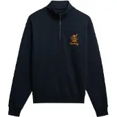 Superdry Sweat-shirt 'Country Club' marine / orange foncé