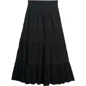 Superdry Ibiza Long Skirt Noir XS Femme