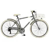Via Veneto Bici City Bike Milano Man 28 pouces 6 vitesses Gris Gallante Taille 50