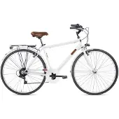 Letoule Tropaiz - Vélo de ville 28 - 6V Steel Man - Neige (Blanc)