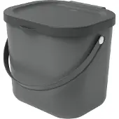 Rotho Seau à compost Albula 6 litres 23,5x20x20,8cm anthracite