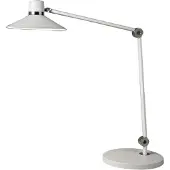 FABAS LUCE Lampe De Table Led Panarea 10W En Métal Blanc, Design Moderne, Technologie Cct Réglable, Intensité Variable Par Pression, Idéale Pour L'Intérieur.