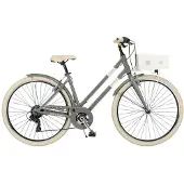 VELOmarche Via Veneto Bici City Bike Milano Lady 28” 6 vitesses Gris Gallante