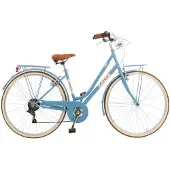 Via Veneto Vélo de ville Condorino Lady 28" 6V Bleu Mama non Mama