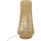 Atmosphera Lampe de table en bambou MAHE, 38 cm