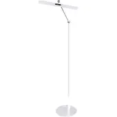 FABAS LUCE Lampadaire Led Beba 12 W 1340 Lm, Structure En Aluminium Et Méthacrylate, Variateur Tactile, Ip20, 106 Cm, Blanc - Beba