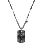 Police Pj.26564psb Necklace Noir Homme