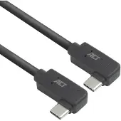 ACT AC7488, 2 m, USB C, USB C, USB 3.2 Gen 2 (3.1 Gen 2), 10 Gbit/s, Noir