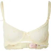 Hunkemoller Soutien-gorge 'Flora' jaune clair / blanc