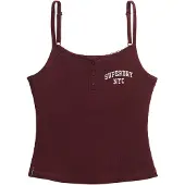 Superdry Athletic Sleeveless T-shirt Rouge XS Femme