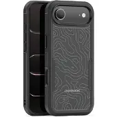 DUX Shld Series Robustes TPU und PC Hardcase 3m Fallsicher (Apple iPhone Air), Coque pour téléphone portable, Noir