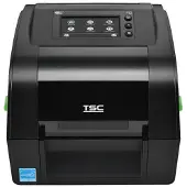TSC TH240T - Imprimante d'étiquettes, transfert thermique, 203dpi, USB + RS232 + Ethernet, écran tactile couleur LCD 3.5", noir