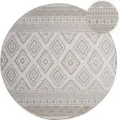 Tapis.fr Tapis d'intérieur & extérieur Verona beige 200 cm rond