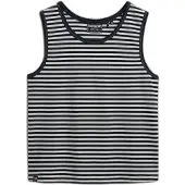 Superdry Athletic Essential Stripe Sleeveless T-shirt Blanc,Bleu L Femme
