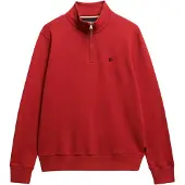 Superdry Preppy Half Zip Sweater Rouge XL Homme