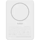 Belkin BPD010hqWH, 5000 mAh, recharge sans fil, 7,5 W, blanc