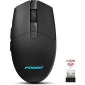 FOREV FV-G304 souris (29790) (Sans fil), Souris, Noir