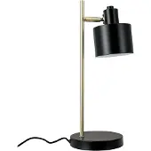 Dyberg Larsen Lampe de Table , Ocean, Noir, Chambre à coucher, Métal, Scandinave