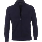 Casamoda Cardigan Zippé Bleu Foncé