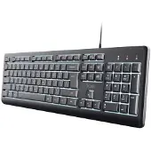 Trust Primo Beleuchtete clavier maison/bureau USB QWERTY Italien Noir