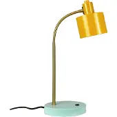 Dyberg Larsen Lampe de Table , Ocean Flex, Jaune, Salon / séjour, Métal, Scandinave
