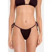 LASCANA Bas de bikini 'Nele' aubergine
