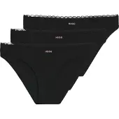 HUGO Slip noir / blanc