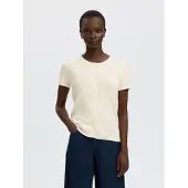 Selected Cardigan blanc cassé