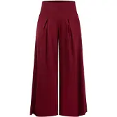 SMILODOX Pantalon 'Vanea' bordeaux
