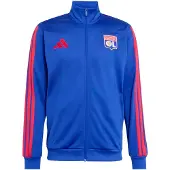 Adidas Olympique De Lyon Dna Full Zip Sweatshirt Bleu XS Homme