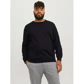 Jack & Jones Basic Plus Size Sweater Noir 3XL / Regular Homme