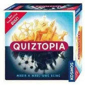 Kosmos Familienspiele Quiztopia, Quiz coopératif, Jeu de devinettes, Jeu de société, Jeu collectif, à partir de 16 ans, 694296