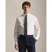 Ralph Lauren pour homme. 712827064002 Chemise slim en popeline blanche (37), Casuel, Coton, Classique, Manche longue
