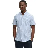 Superdry Chemise bleu clair / blanc