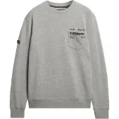 Superdry Sweat-shirt gris chiné
