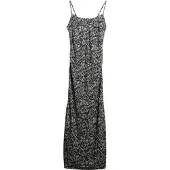 Superdry Femme Robe Nuisette Longue Asymétrique Grey Taille: 38