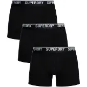 Superdry M3110471c Boxers 3 Units Noir 2XL Homme