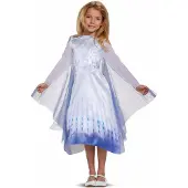 Disguise Snow Queen Elsa (104 Cm) Custom Bleu Enfants
