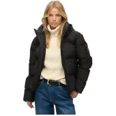 Superdry Veste d’hiver 'City' gris / noir